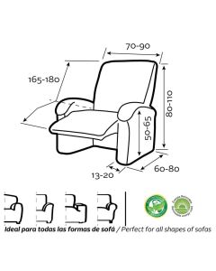 Funda Sillón Relax Completo Estivella